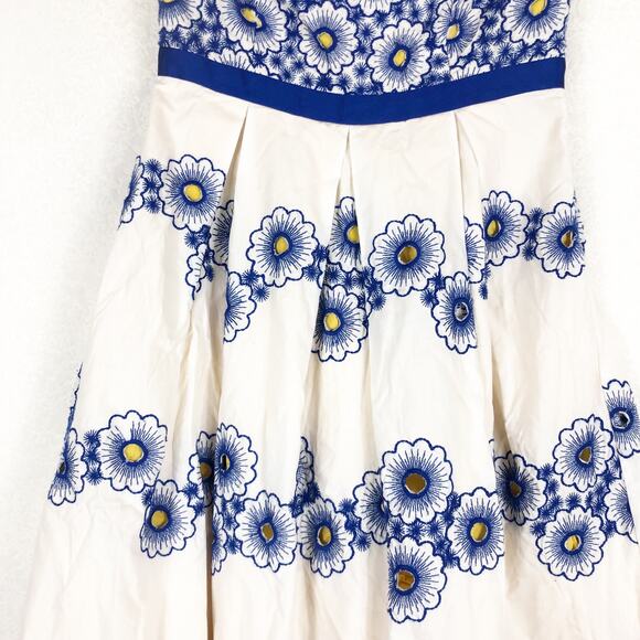 Anthropologie Moulinette Soeurs Forget Me Not Midi Dress Size 2 Floral Vintage - Picture 7 of 14